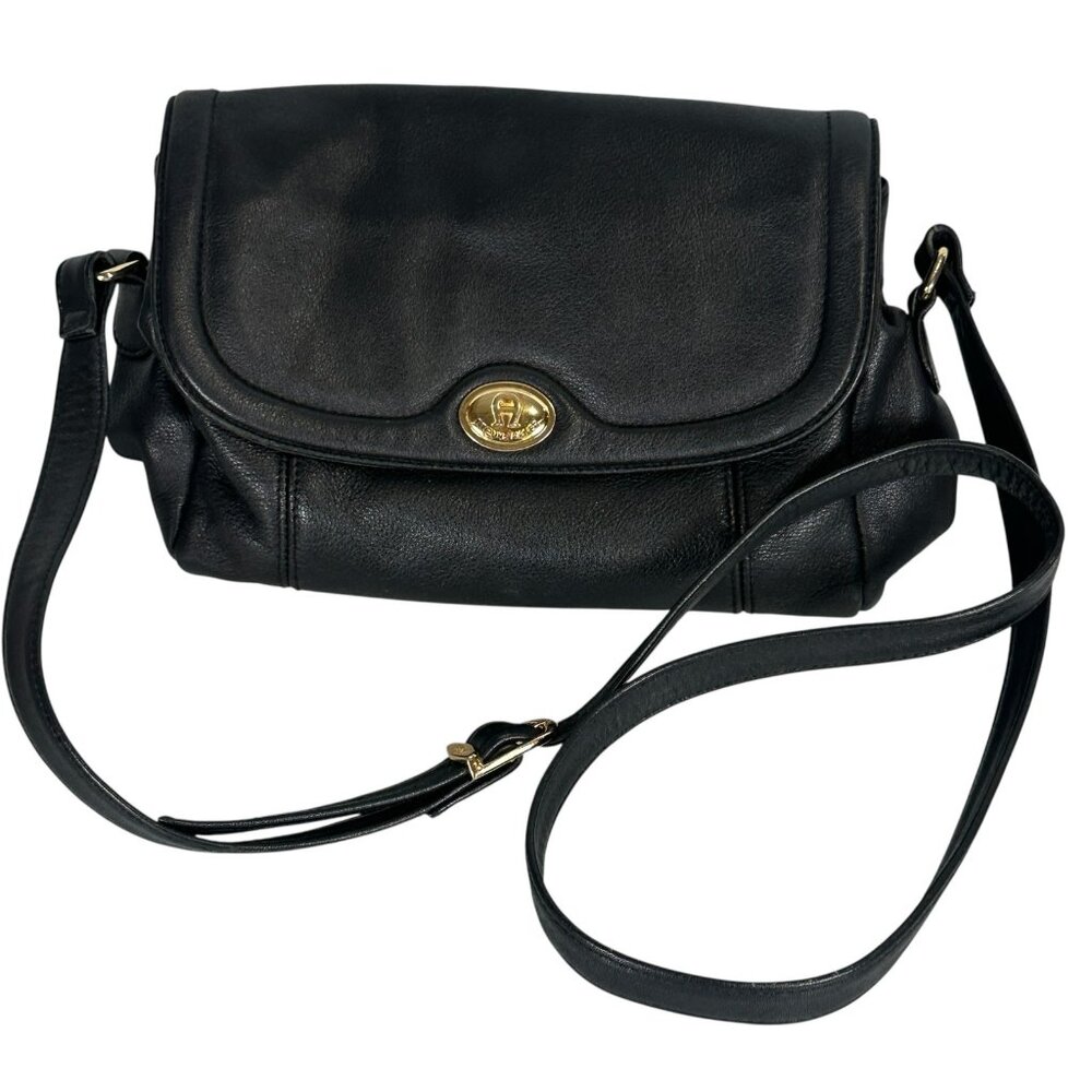 Vintage Etienne Aigner leather Crossbody bag adjustable long strap
